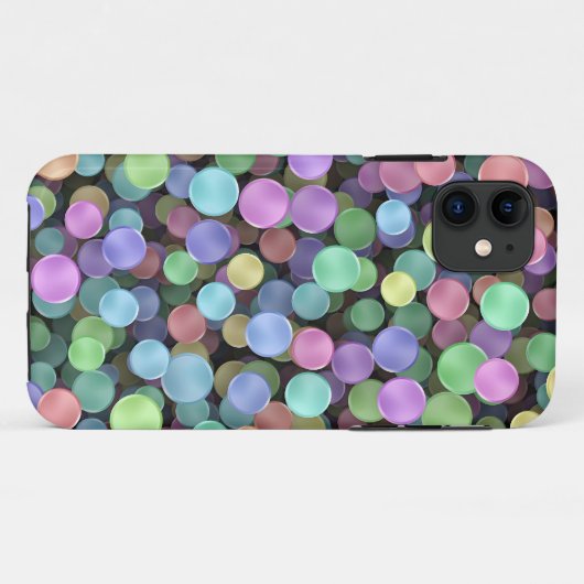 Mousserende regenboogspots Case-Mate iPhone case (Achterkant (horizontaal))