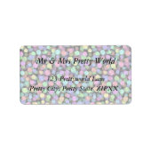 Mousserende regenboogspots etiket (Voorkant)