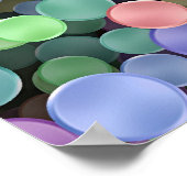 Mousserende regenboogspots poster (Hoek)