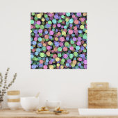 Mousserende regenboogspots poster (Keuken)