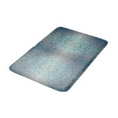 Mousserende regendruppels Boho Chic Blue Badmat (Gekanteld)