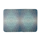 Mousserende regendruppels Boho Chic Blue Badmat (Voorkant)