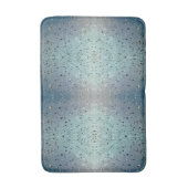 Mousserende regendruppels Boho Chic Blue Badmat (Voorkant Verticaal)