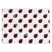 Mousserende rode sparren Ladybird Ladybug Groot Cadeauzakje (Voorkant)