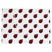 Mousserende rode sparren Ladybird Ladybug Groot Cadeauzakje (Achterkant)