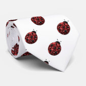 Mousserende rode sparren Ladybird Ladybug Stropdas (Opgerold)