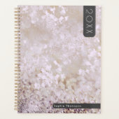 Mousserende roos glitter jaar planner (Voorkant)
