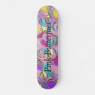 Mousserende roze boter persoonlijk skateboard
