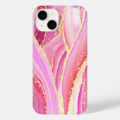 mousserende roze Case-Mate iPhone case (Achterkant)