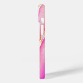 mousserende roze Case-Mate iPhone case (Achterkant / Links)
