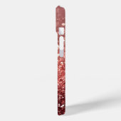 Mousserende Roze Glitter met Aangepaste Initialen Case-Mate iPhone Case (Achterkant / Links)