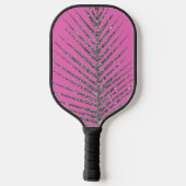 Mousserende roze glitter pickleball paddle (Achterkant)