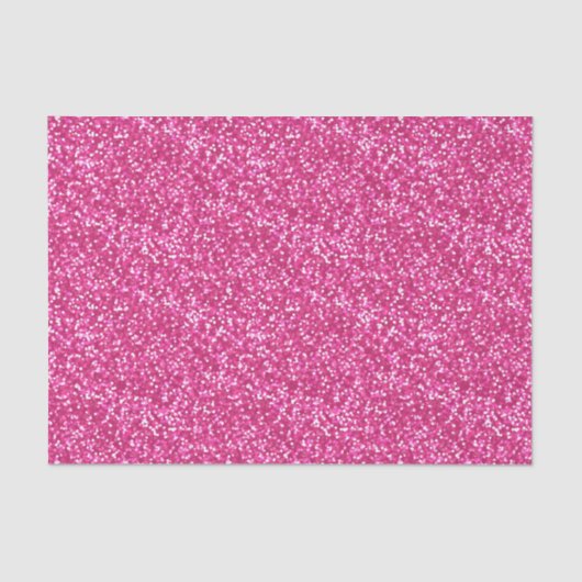 Mousserende roze glitter tissuepapier (Voorkant)