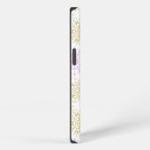 Mousserende roze snowflakes iPhone hoesje (Rechterkant)