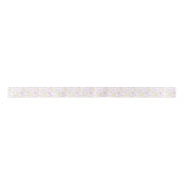 Mousserende roze snowflakes satijnen lint (Voorkant)