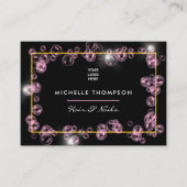 Mousserende roze zeep Bubble Beauty Industry Visitekaartje (Voorkant)