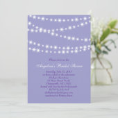 Mousserende ruitjes Bridal Shower Invitation Kaart (Staand voorkant)