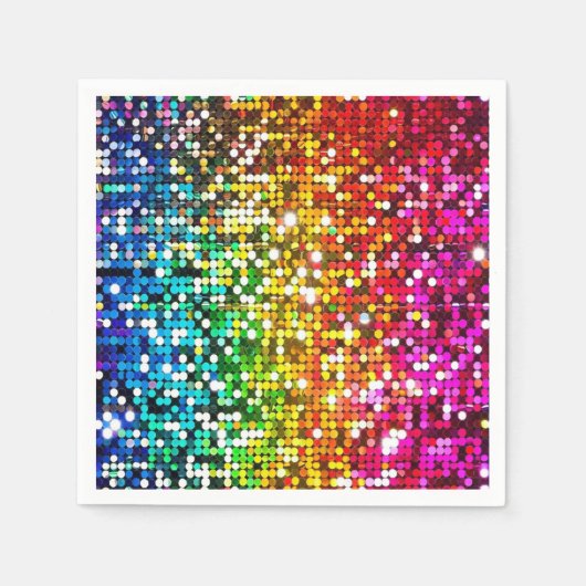 mousserende sequins servet (Voorkant)