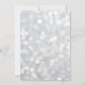 Mousserende Silver Ballroom 40th Birthday Invitati Kaart (Achterkant)