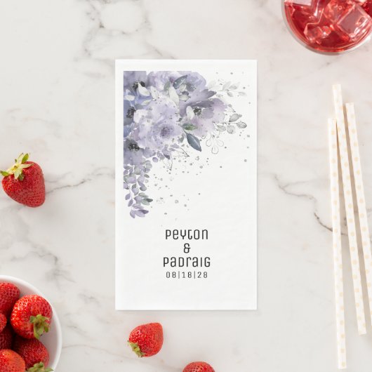 Mousserende Silver Mauve Weddenschap Long Dinner N Servet (Insitu)