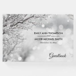 Mousserende sneeuw en ijswinterweddenschap gastenboek