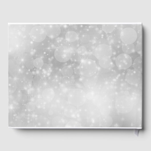 Mousserende sneeuw en ijswinterweddenschap gastenboek (Achterkant)