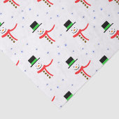 Mousserende Snowmen Tissuepapier (Detail)