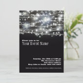 Mousserende Star Holiday Celebration Card Kaart (Staand voorkant)