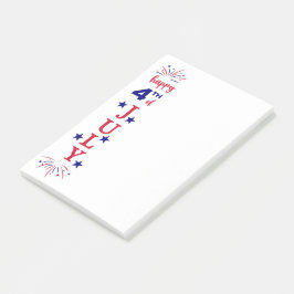 Mousserende sterren en strepen post-it® notes