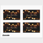 mousserende sticker! rechthoekige sticker (Vel)