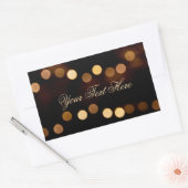 mousserende sticker! rechthoekige sticker (Envelop)