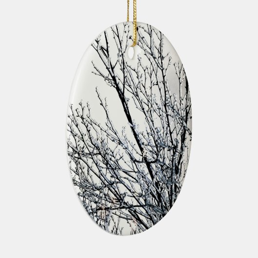 mousserende takken keramisch ornament (Rechts)