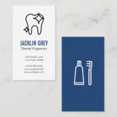 Mousserende tand | tandheelkunde visitekaartje (Voorkant / Achterkant)