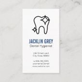 Mousserende tand | tandheelkunde visitekaartje (Voorkant)