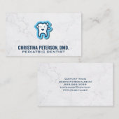 mousserende tand | Tandheelkundig Afsprakenkaartje (Voorkant / Achterkant)