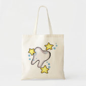mousserende tand tote bag (Voorkant)