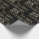 mousserende tekst voor 25e trouwdag cadeaupapier (Hoek)