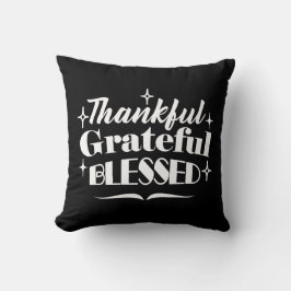 Mousserende Thanksgiving Quote Holiday Design Kussen