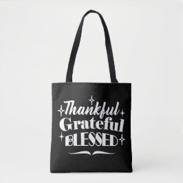 Mousserende Thanksgiving Quote Holiday Design Tote Bag