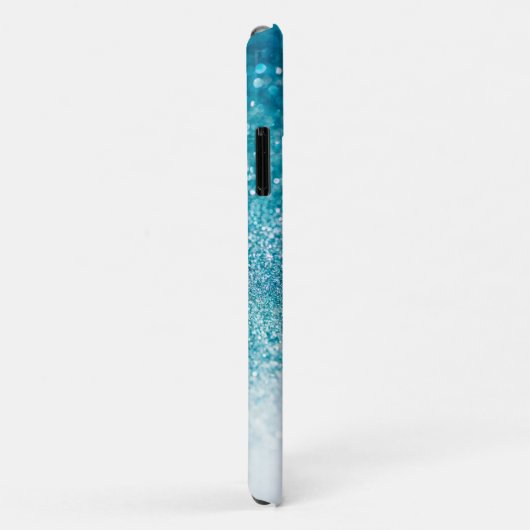Mousserende turquots met vlinder Case-Mate iPhone case (Achterkant/rechts)