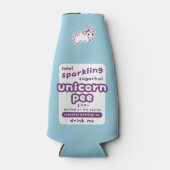 Mousserende Unicorn Pee Flesjeskoeler (Voorkant)