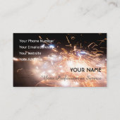 Mousserende vuurwerk voor explosieve momenten visitekaartje (Achterkant)