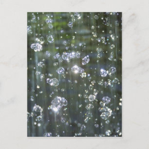 Mousserende waterval briefkaart