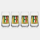 Mousserende wijn blikvorm glas (Achterkant)