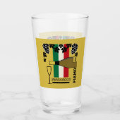 Mousserende wijn glas (Voorkant)