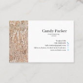 Mousserende wijn Macro-Visitekaartje voor evenemen Visitekaartje (Achterkant)