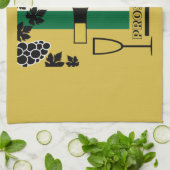 Mousserende wijn theedoek (Gevouwen)