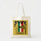 Mousserende wijn tote bag (Voorkant)