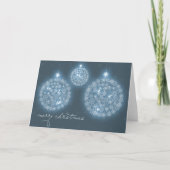 mousserende winter feestdagen kaart (Voorkant)