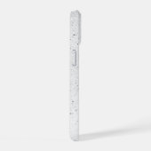 Mousserende witte zand iPhone 15 case (Rechterkant)